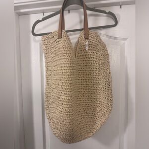 Banana Republic Straw Tote NWT